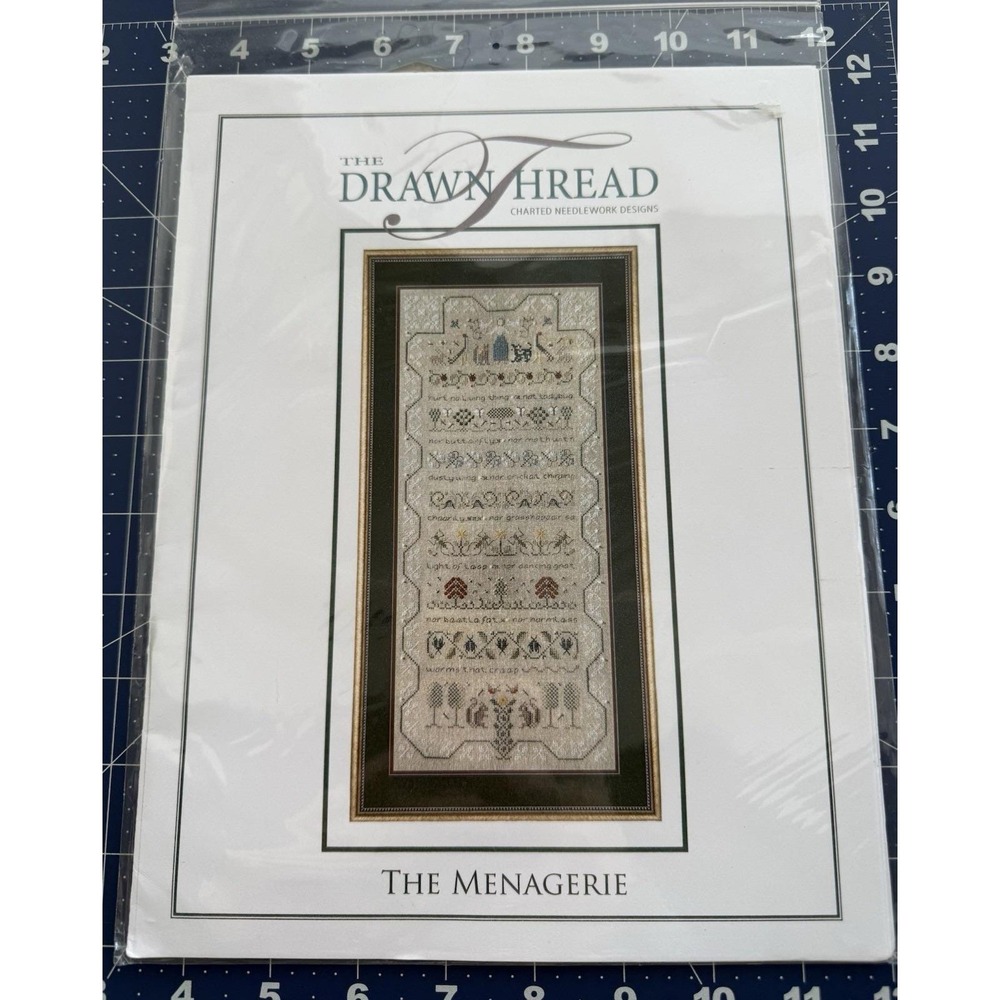 The Drawn Thread Charted Needlework Designs The‎ Menagerie Cross Stitch Pattern